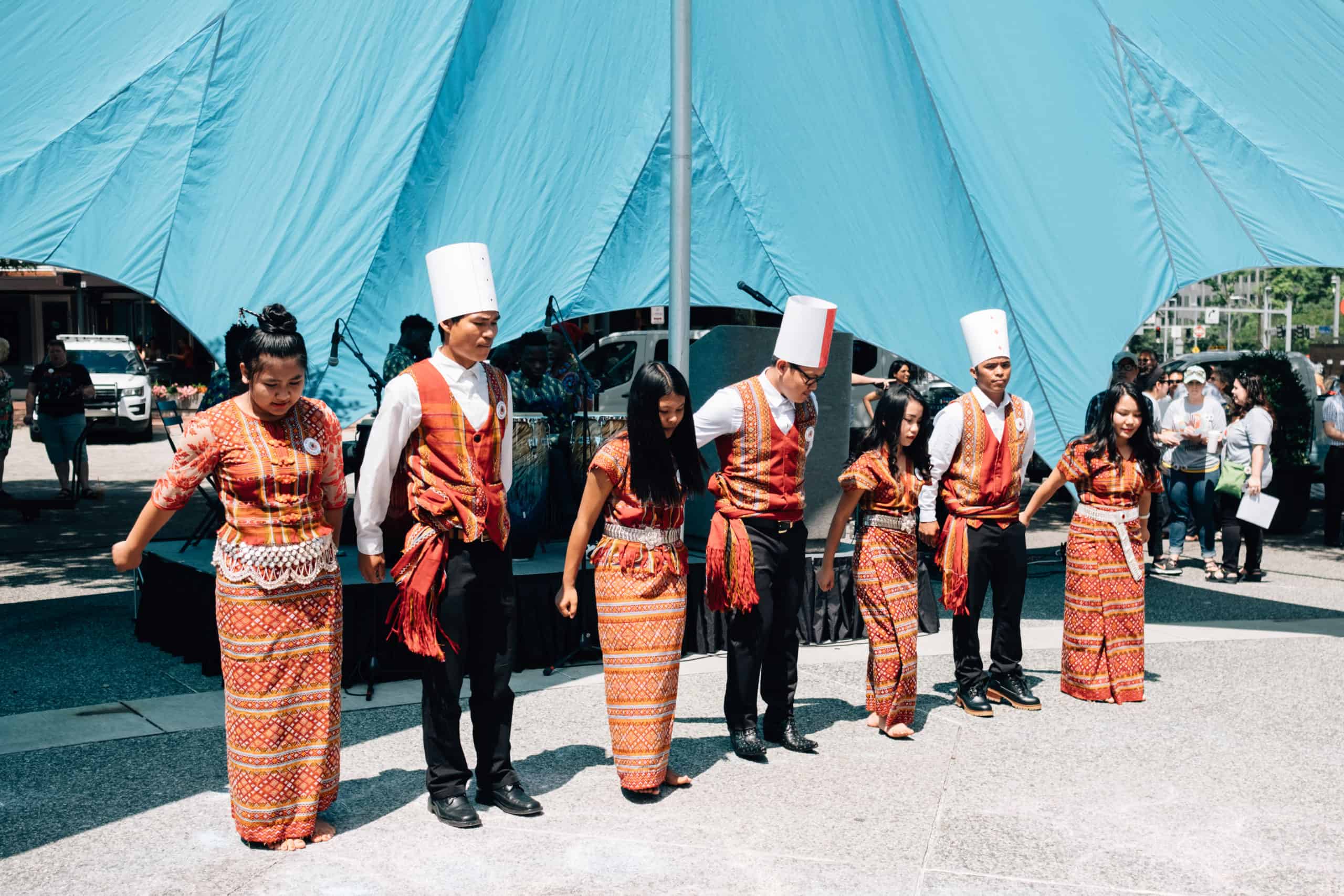 Bhutanese Nepali dancers at World Refugee Day