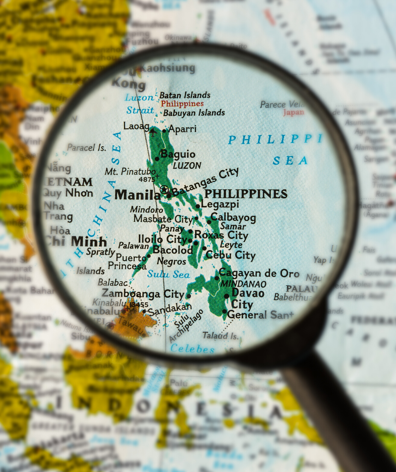 philippines on the map